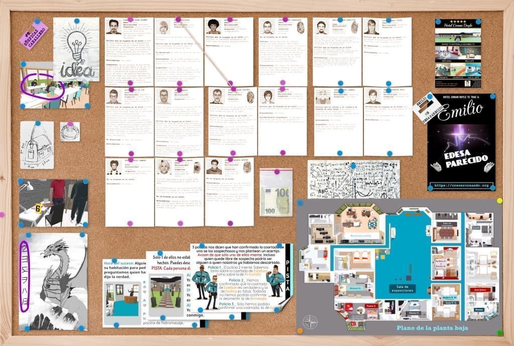 HOTEL CONAN DOYLE. La mayor historia de misterio en un juego de mesa. Ideal para jóvenes y adultos - Imagen 2